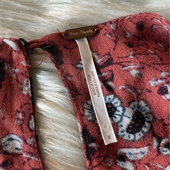 Free People Some Like It Hot Jumpsuit in Rust Combo - Picture 7 of 15